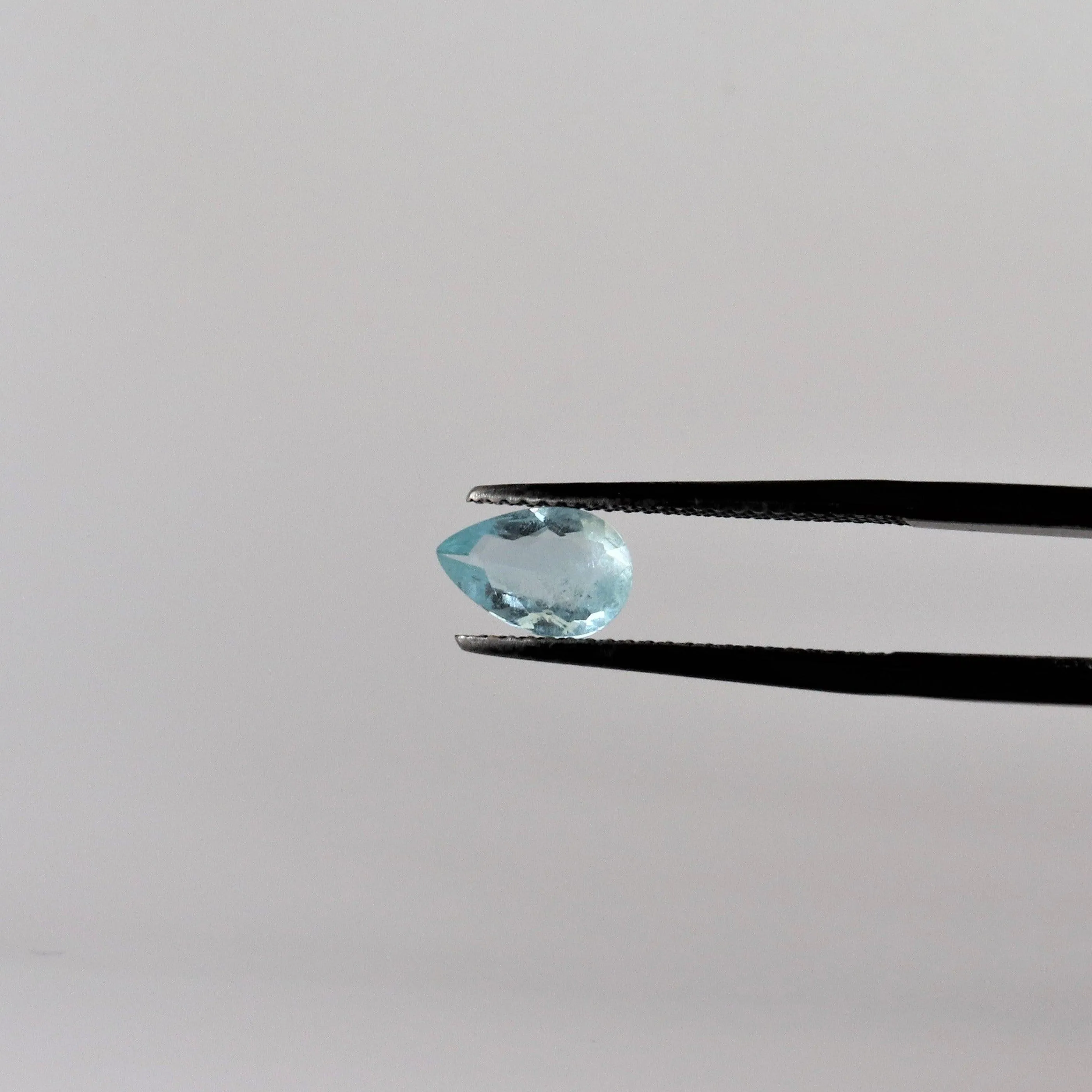 8.5mm x 5.8mm Pear Aquamarine Stone