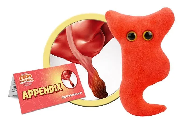 Appendix Giant Microbes Plush