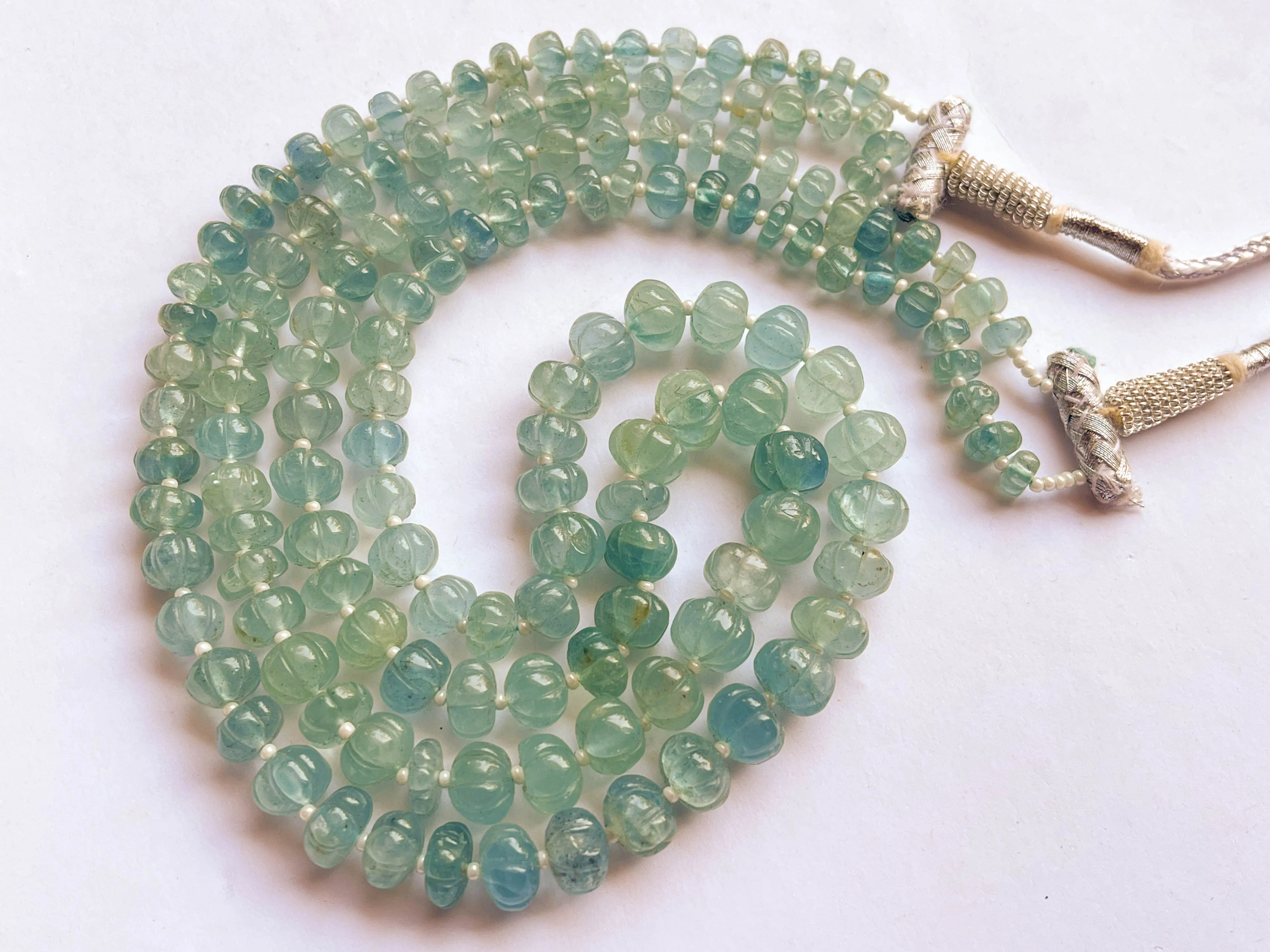 Aquamarine Carved Melons