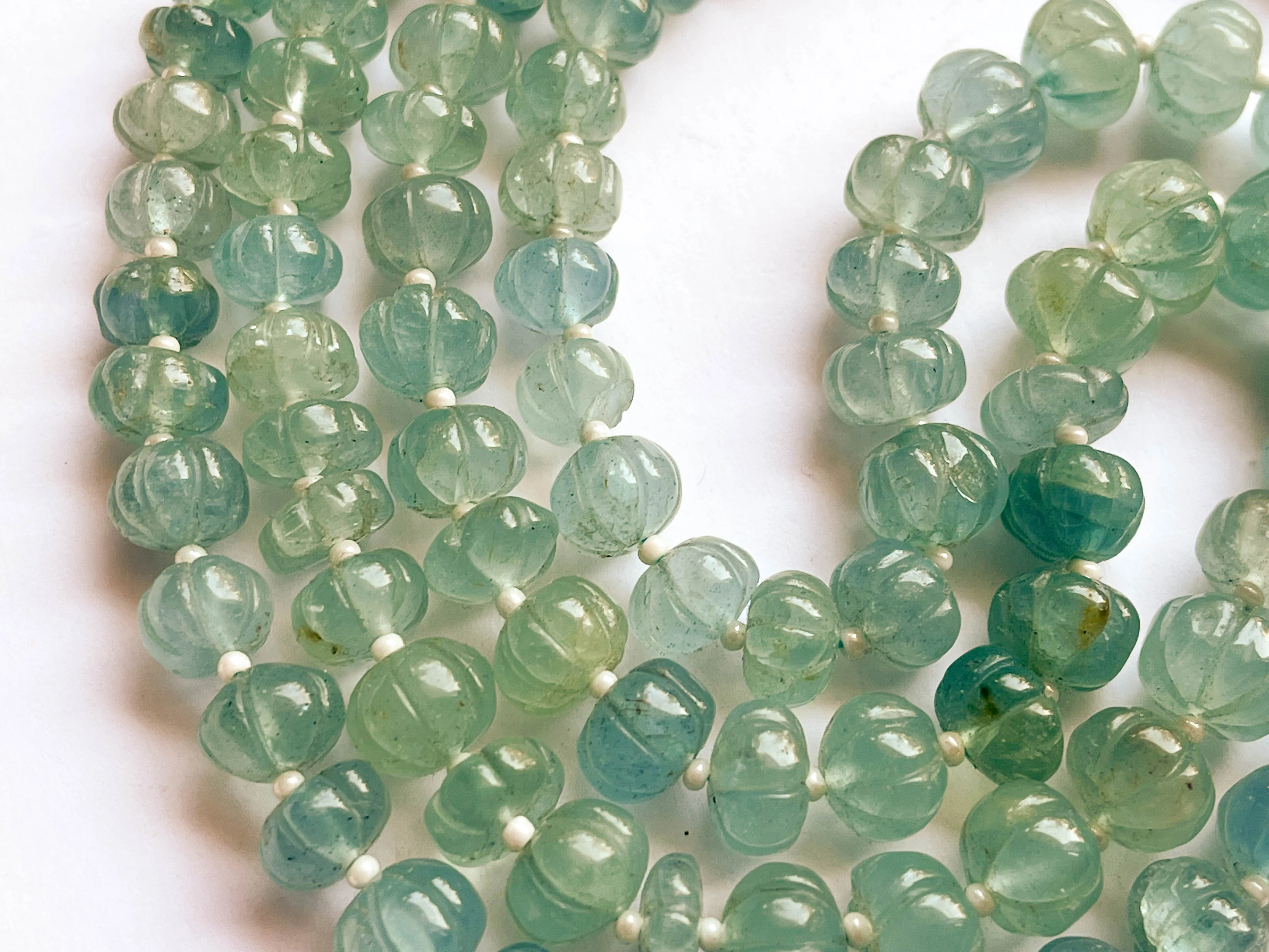 Aquamarine Carved Melons