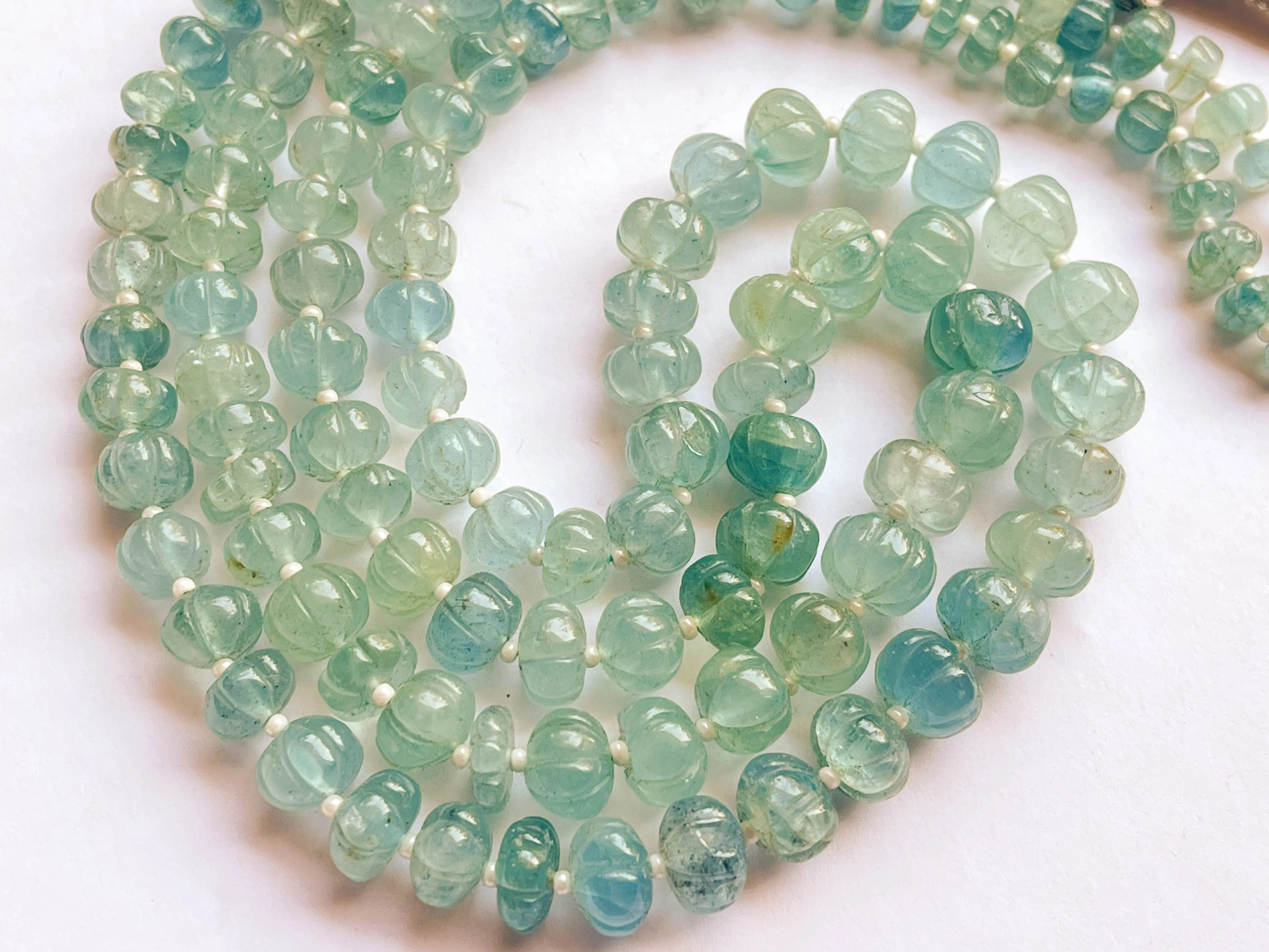 Aquamarine Carved Melons