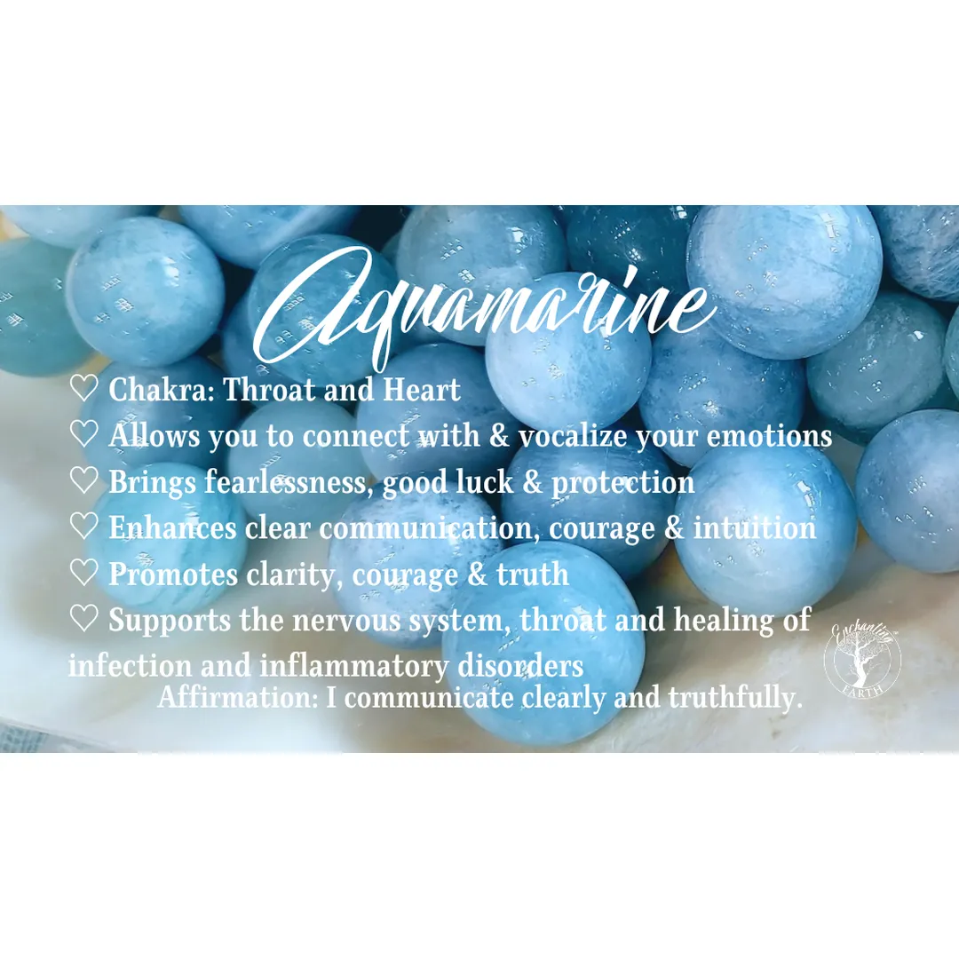 Aquamarine Cube Bracelet for Calm Communication