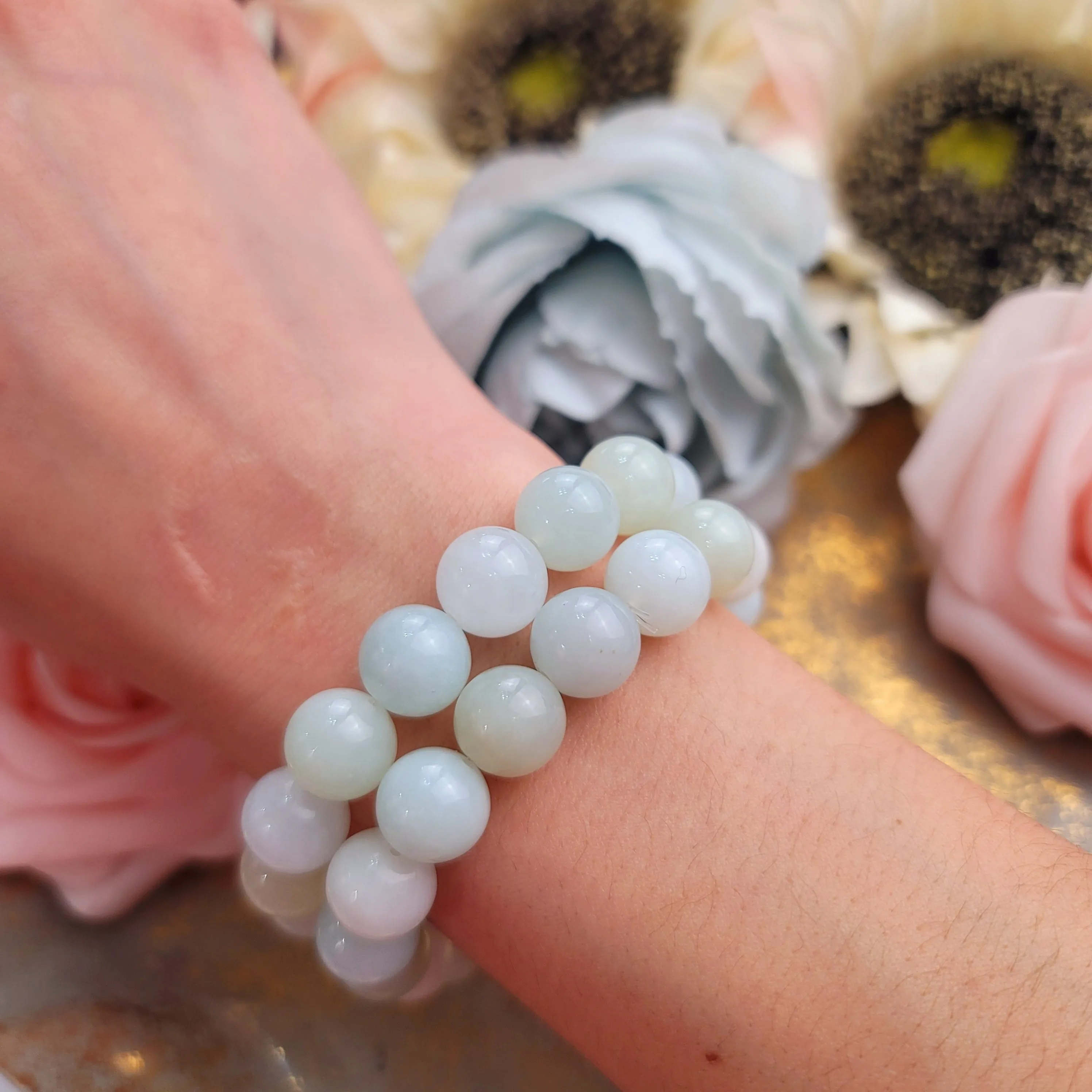 Aquamarine Seafoam Bracelet for Calm Communication