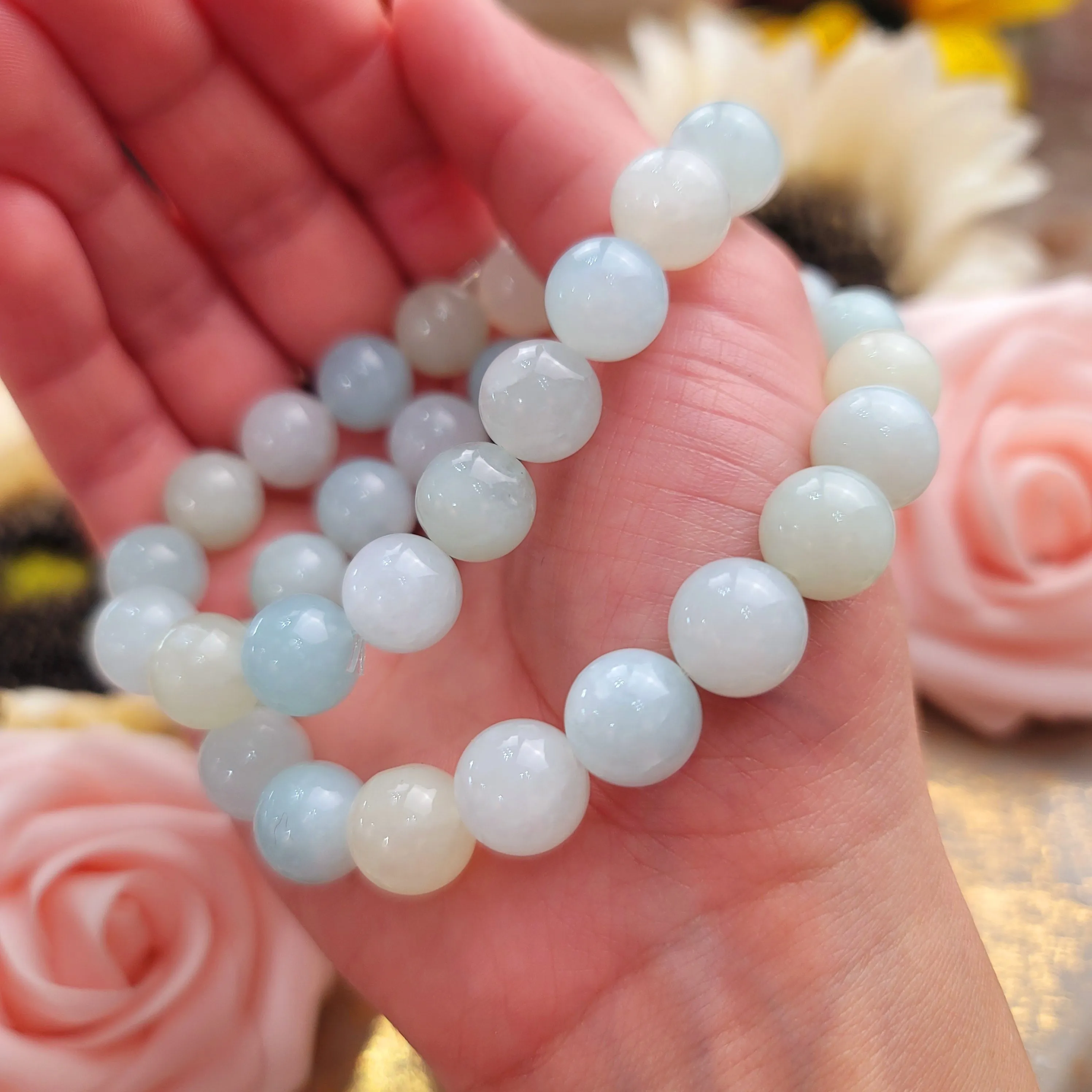 Aquamarine Seafoam Bracelet for Calm Communication