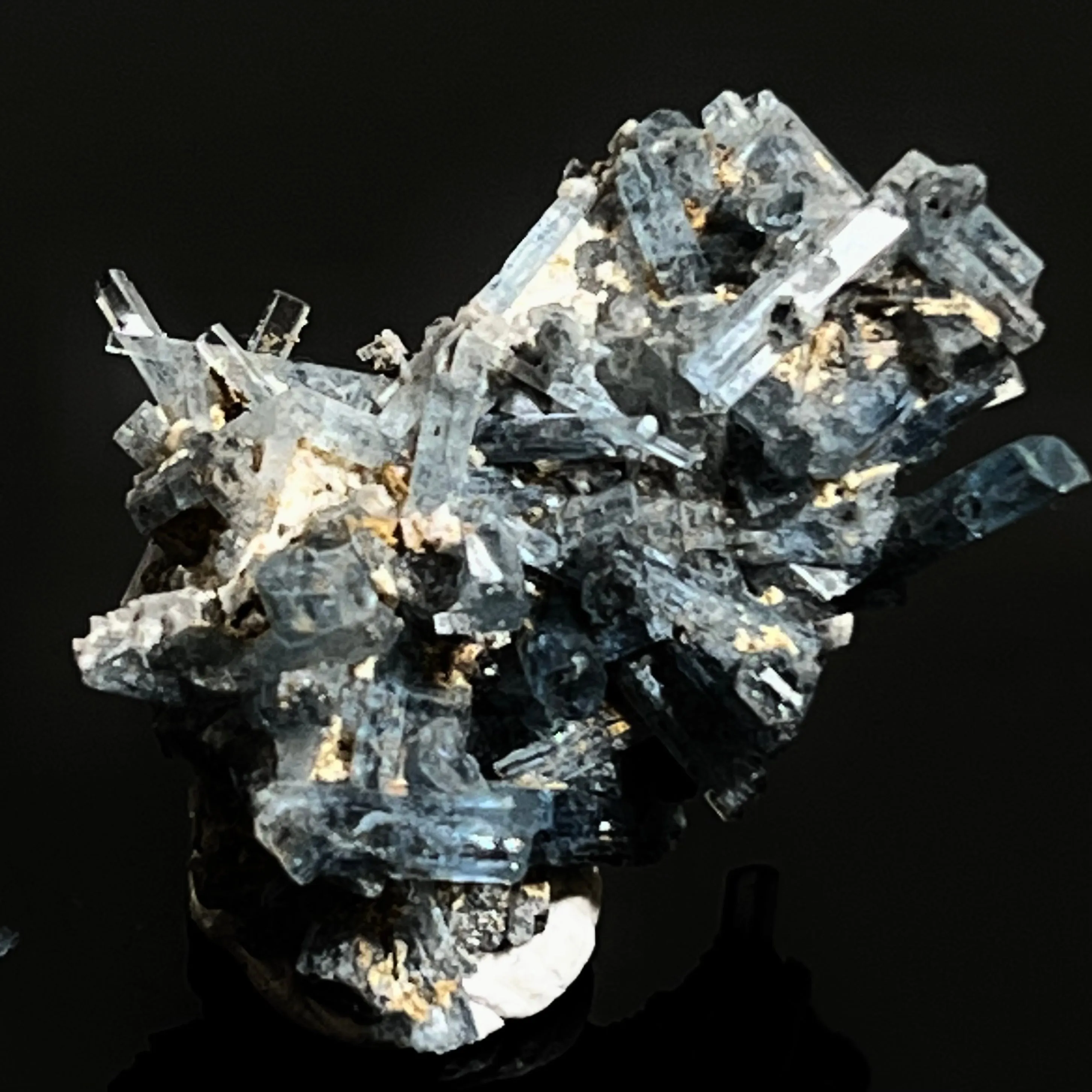 Aquamarine Specimen with Feldspar and Black Tourmaline, Erongo Mountain, Erongo Region, Namibia, Erongo Aquamarine Crystal, Crystal Healing