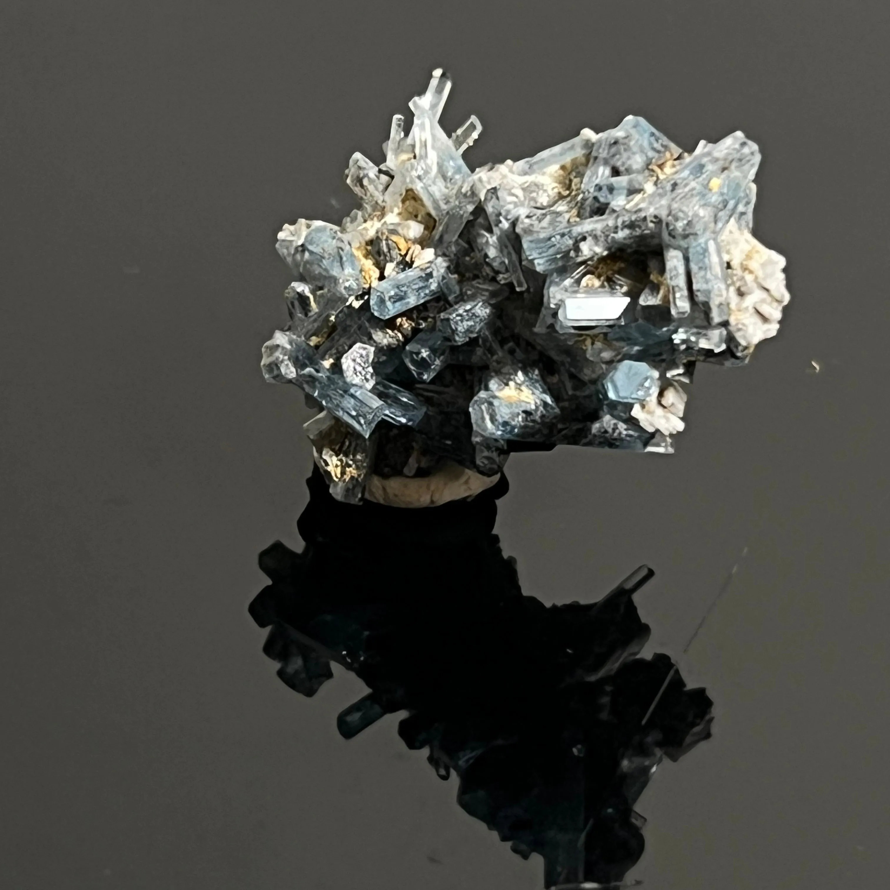 Aquamarine Specimen with Feldspar and Black Tourmaline, Erongo Mountain, Erongo Region, Namibia, Erongo Aquamarine Crystal, Crystal Healing