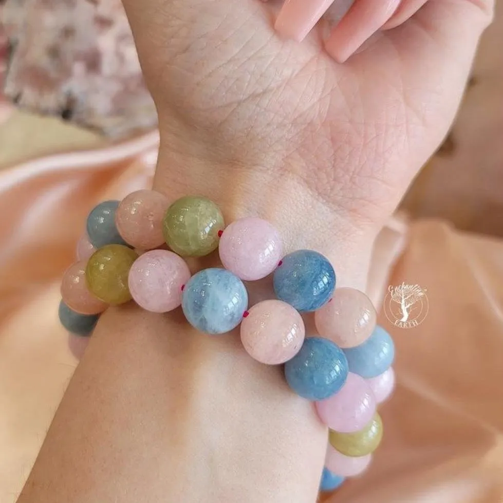 Beryl Mix Bracelet (High Quality) for Communication and Love
