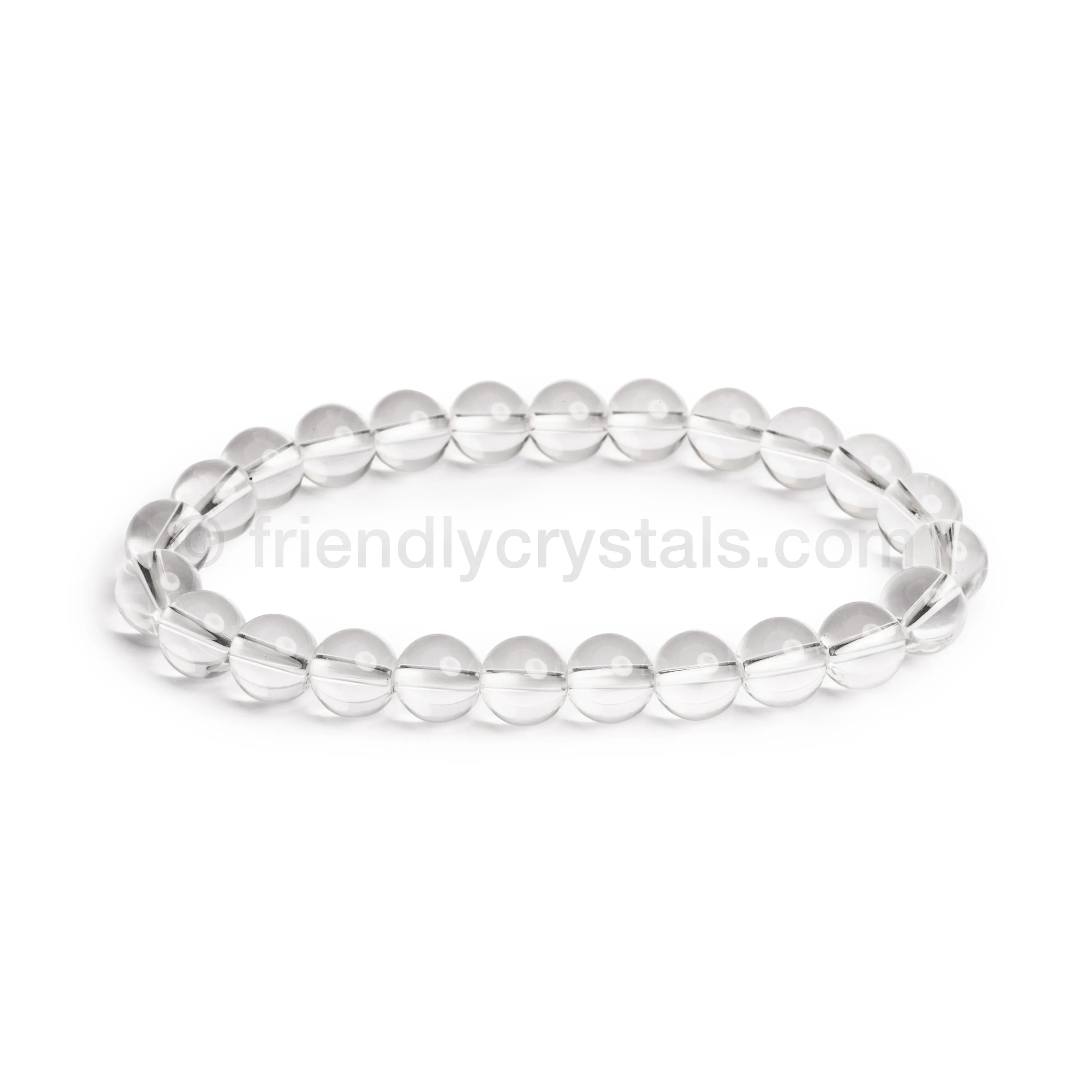 Crystal Quartz Power Bracelet (10 mm)