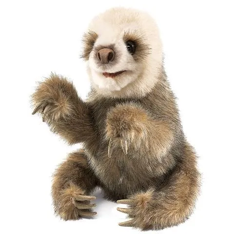 Folkmanis Puppet - Sloth Baby