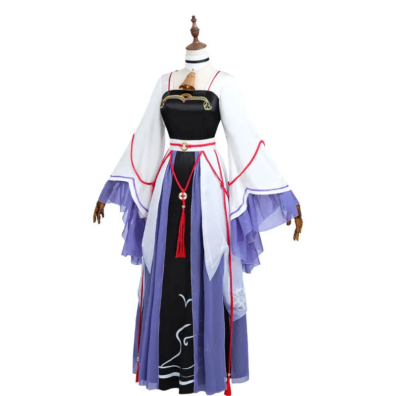 Genshin Impact Ganyu Hanfu Cosplay Costume