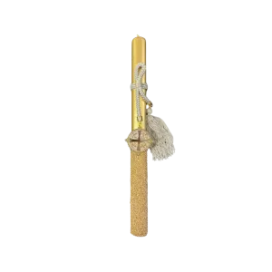 Greek Orthodox Easter Lambades Dazzle Gold Christogram