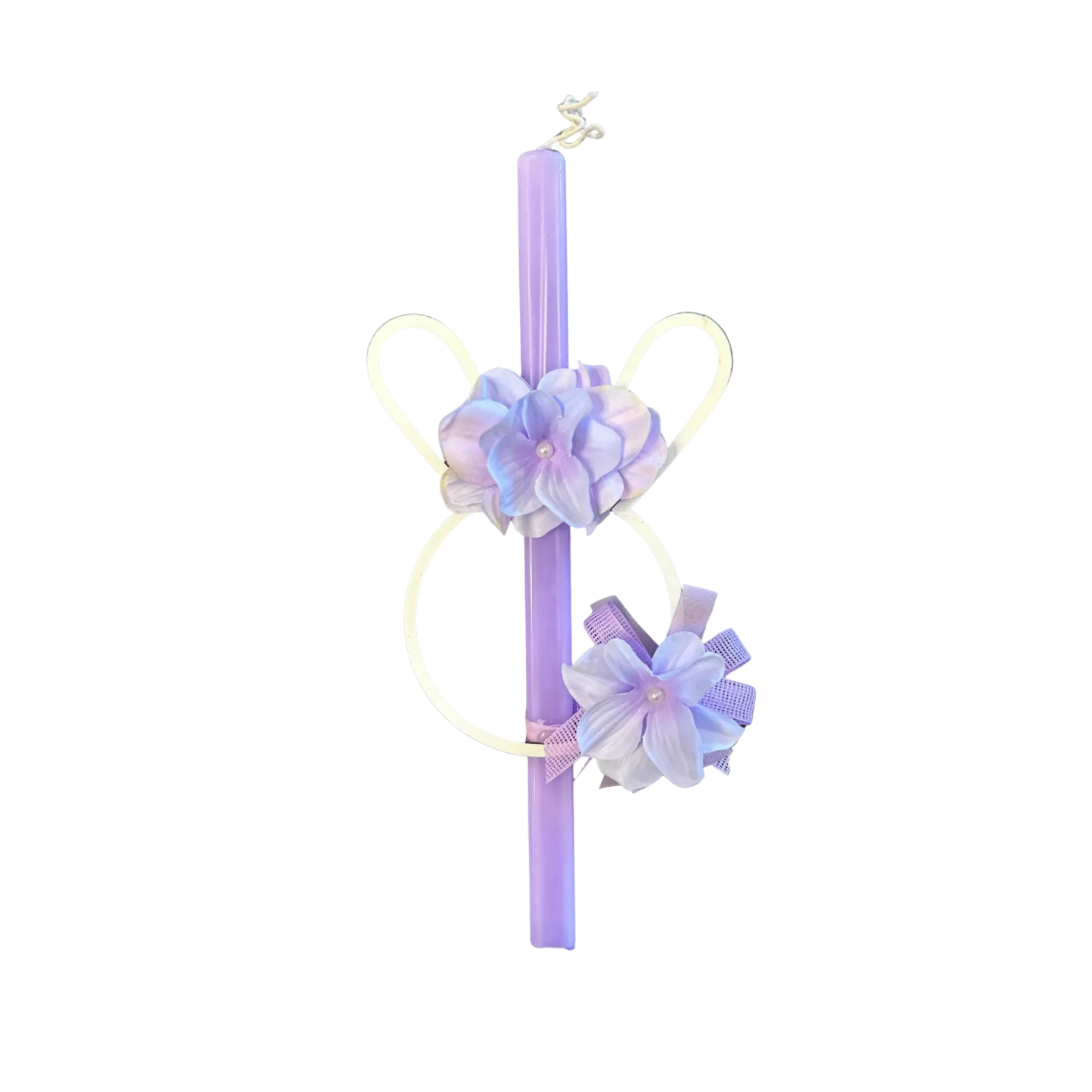 Greek Orthodox Easter Lambades Lilac Bunny