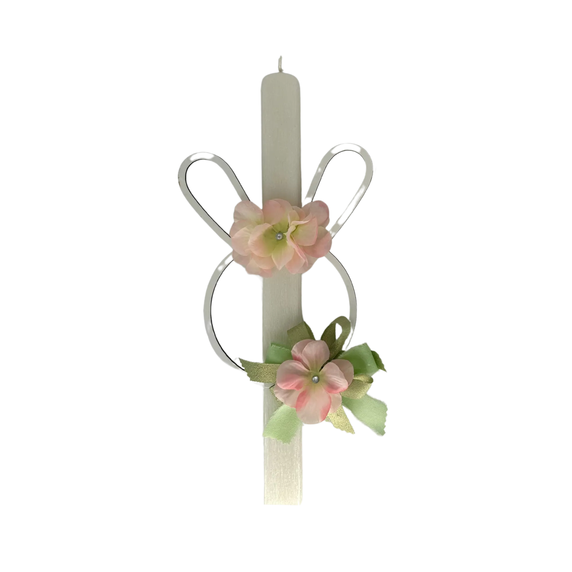 Greek Orthodox Easter Lambades Pink Bunny