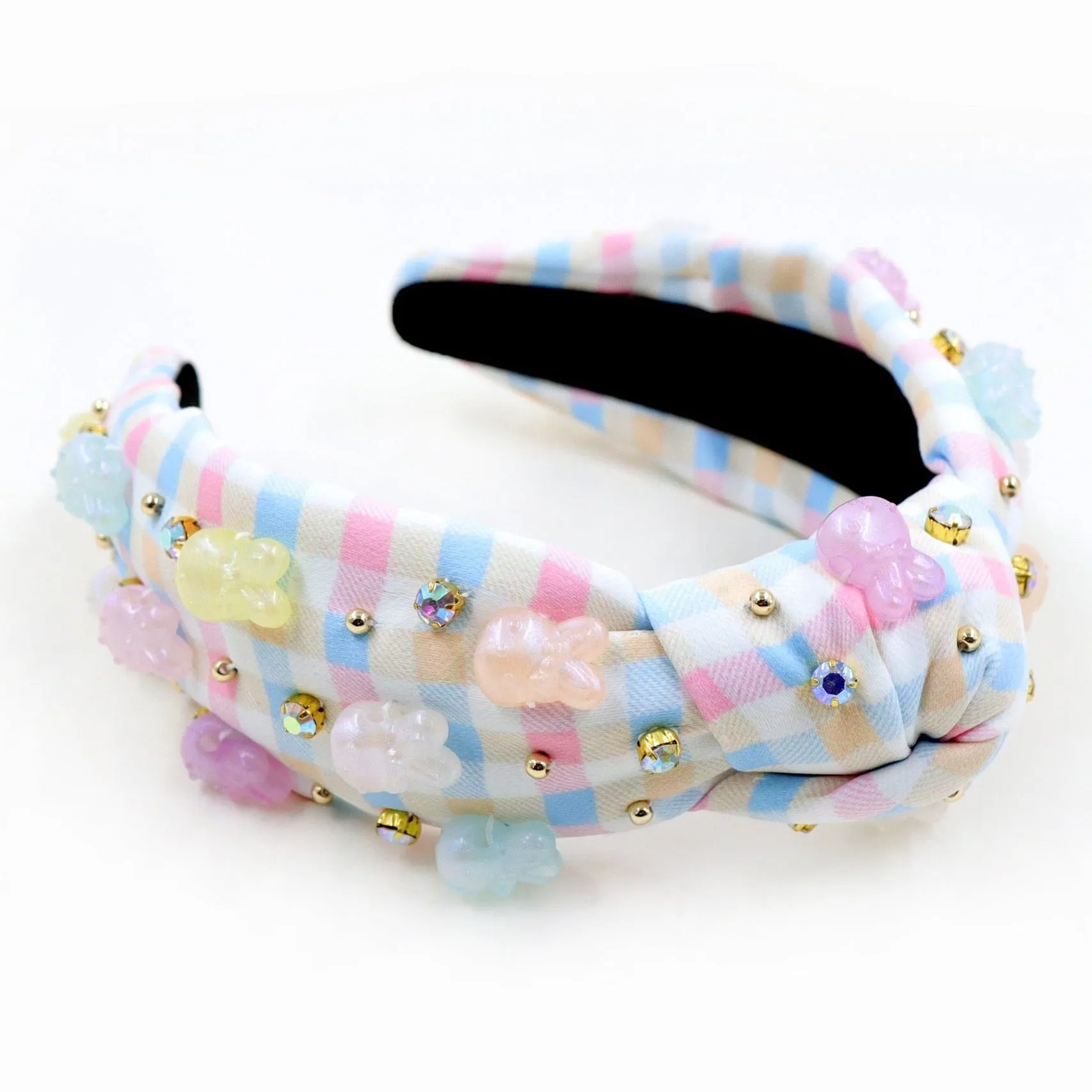 Hand Sewn Easter Bunny Knotted Headband