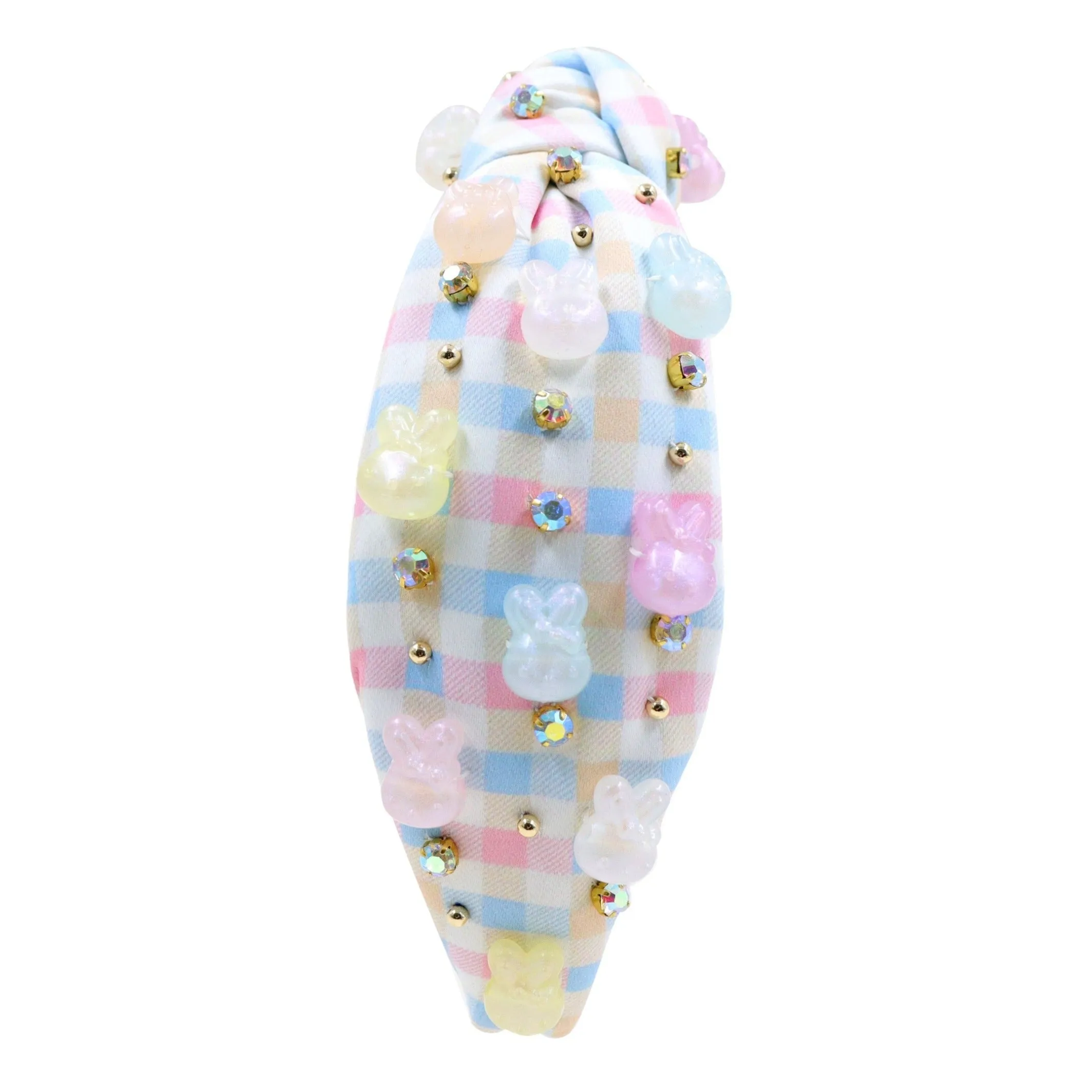 Hand Sewn Easter Bunny Knotted Headband