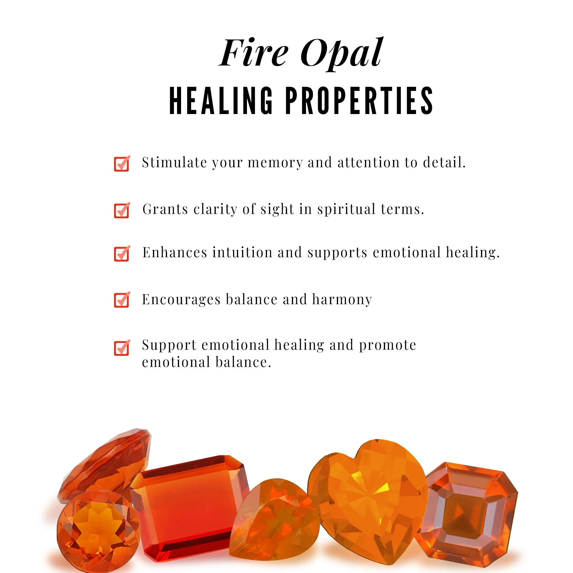 Heart Fire Opal and Diamond Ring Set