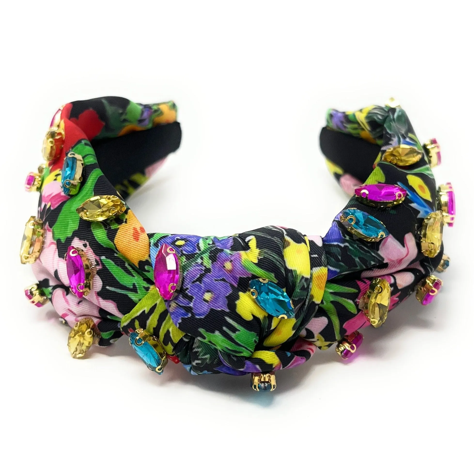 Isla Jeweled Knotted Headband