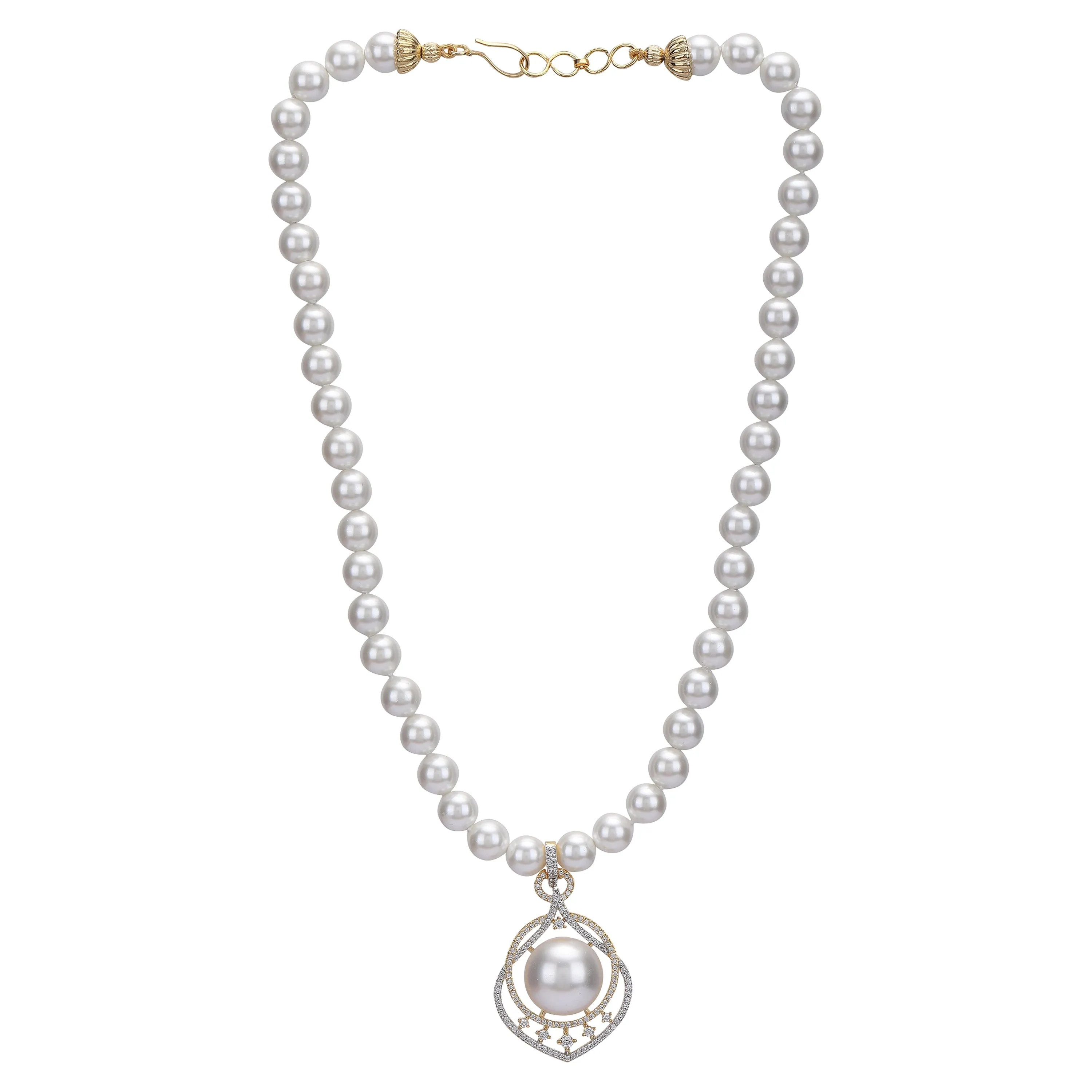 Karuna Naavya Zircon Pendant Set