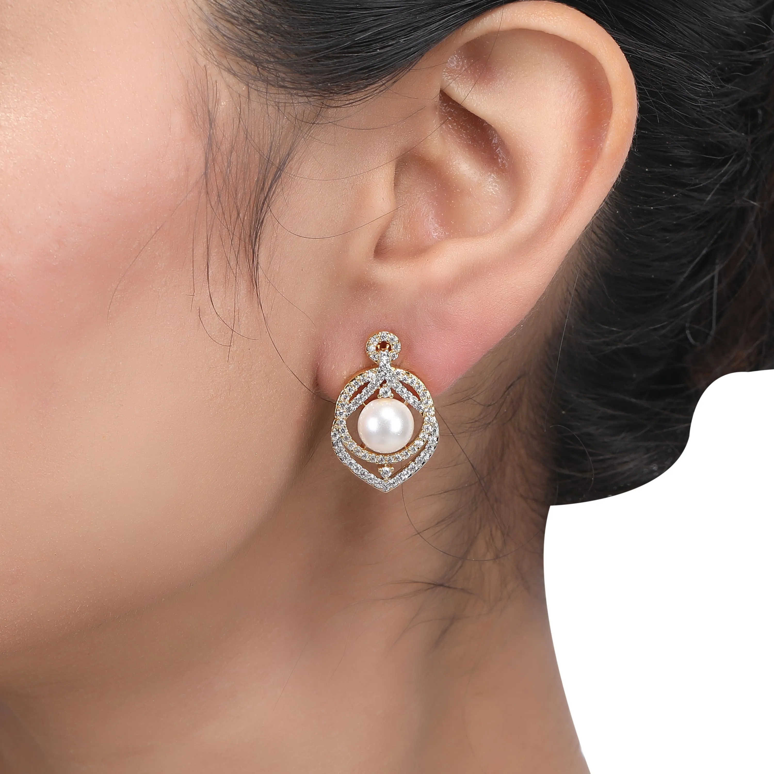 Karuna Naavya Zircon Pendant Set