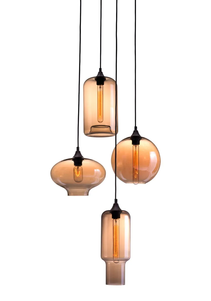 Lambie - Ceiling Lamp - Rust / Amber