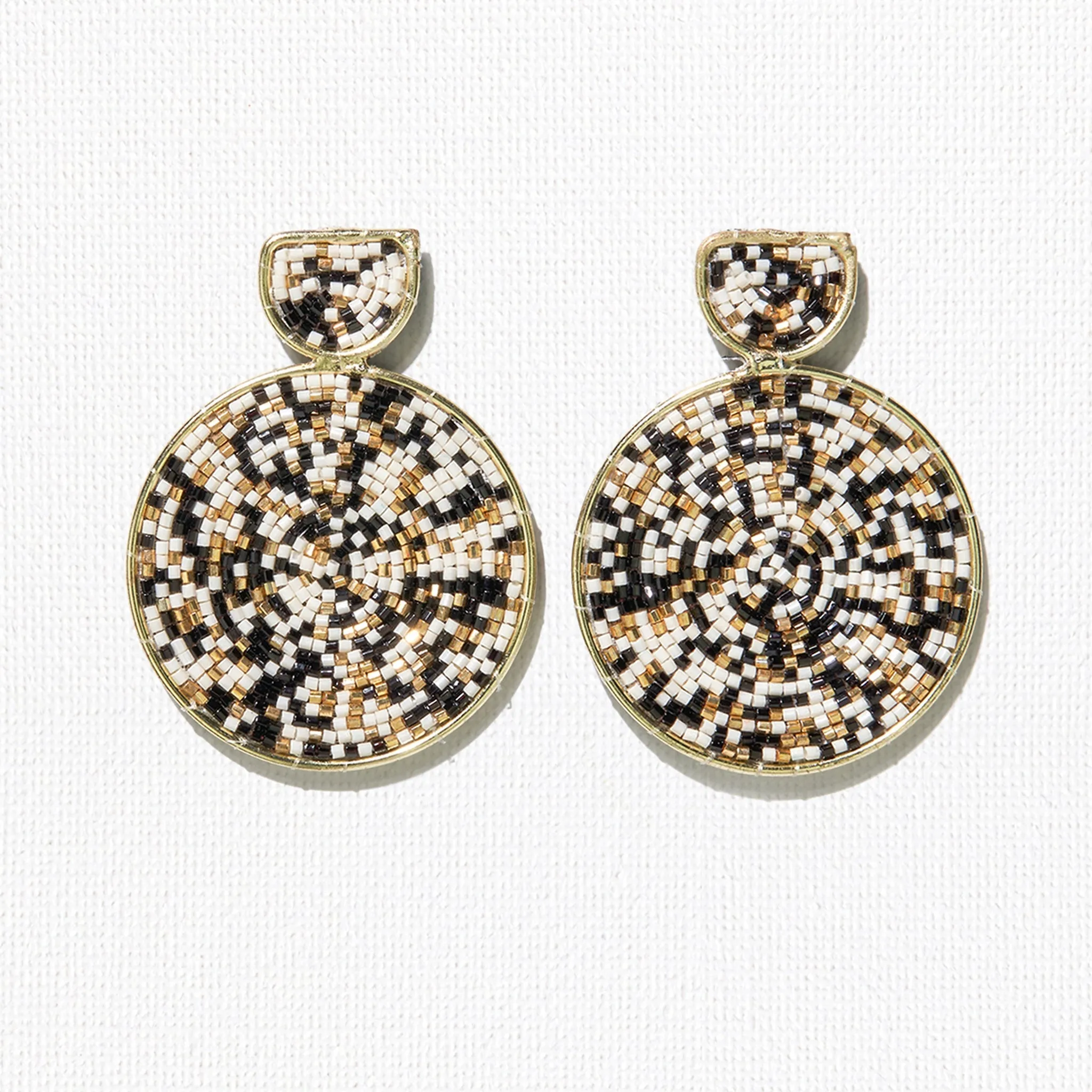 Large Confetti Circle Earrings