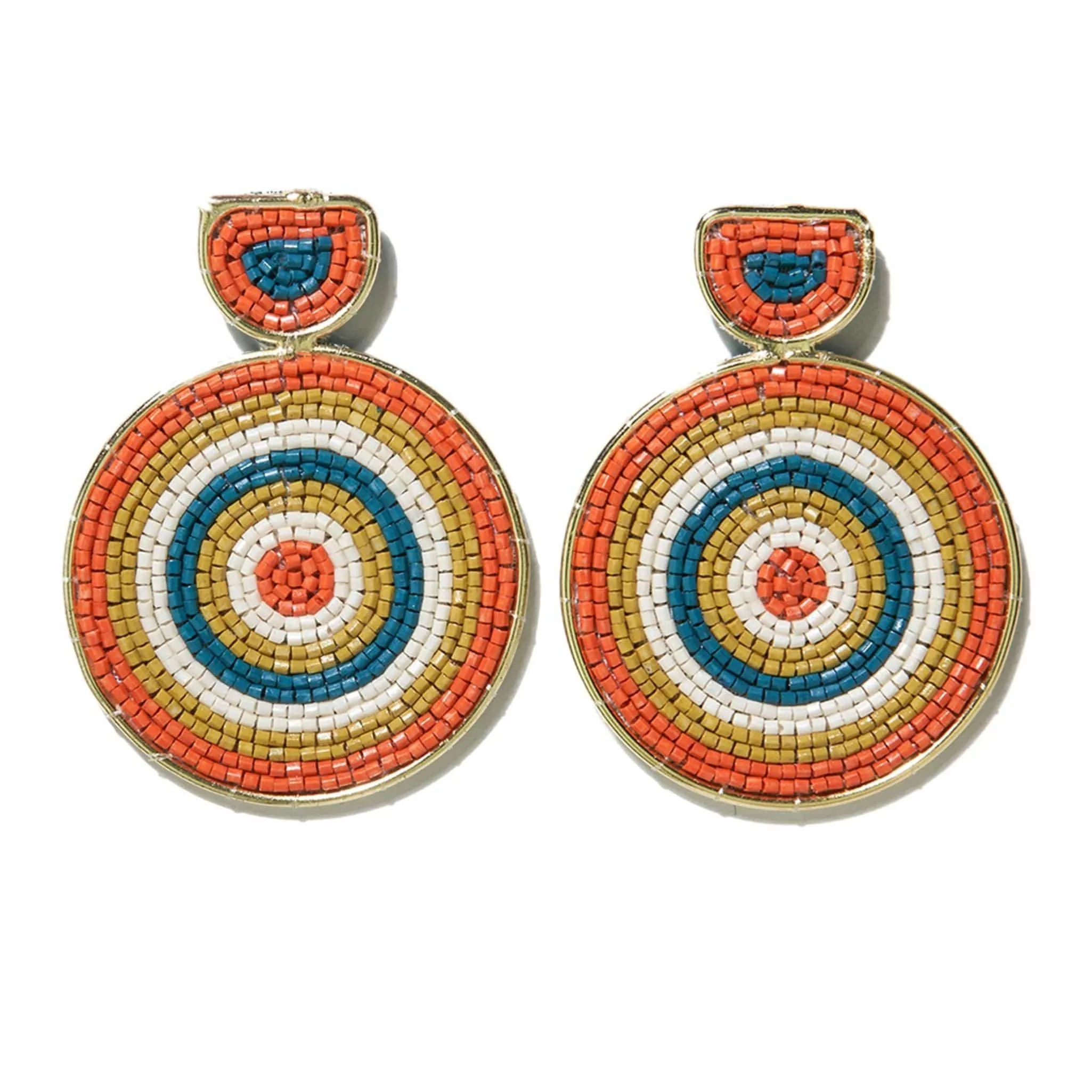 Large Confetti Circle Earrings