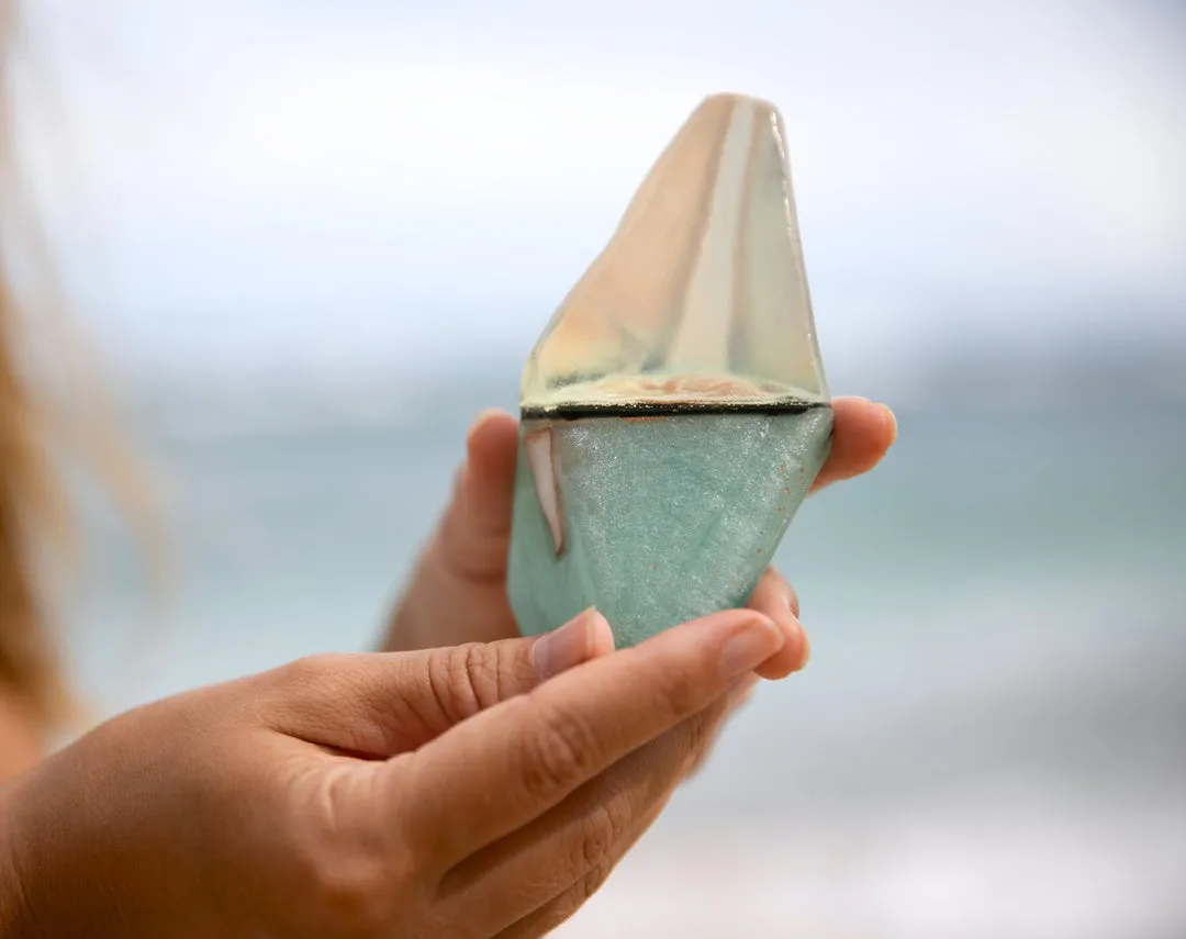 Large Vegan Aquamarine Mermaid Crystal Healing Soap, bracelet, in a Luxury box plus a FREE Bamboo Dish Best Spiritual Gift