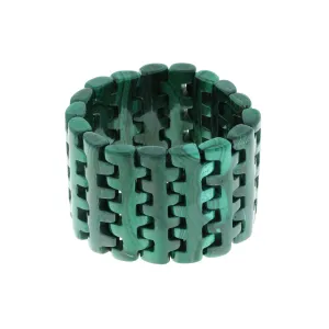 Malachite Puzzle Bracelet