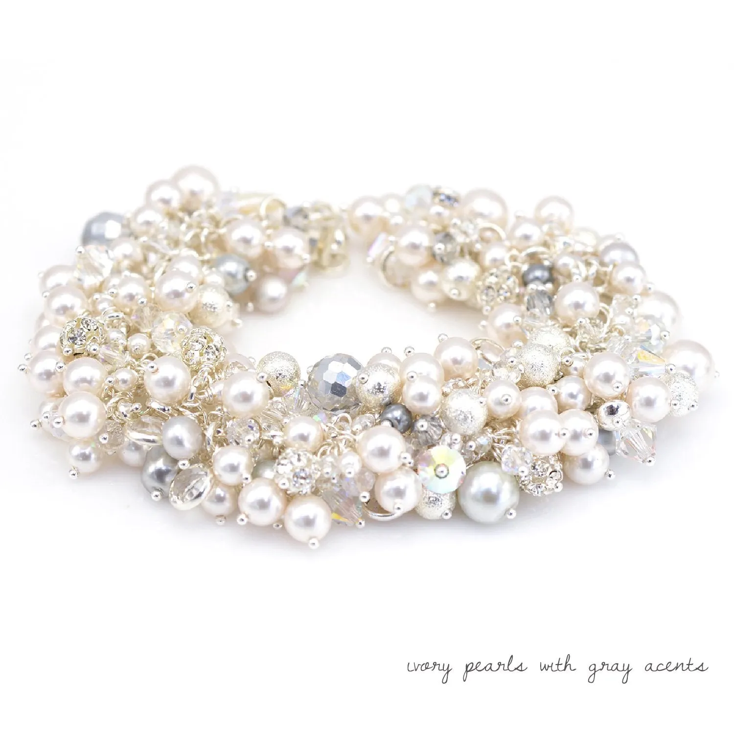 Pearl Cluster Bracelet