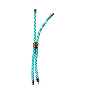 Rakhi thread bracelet aquamarine