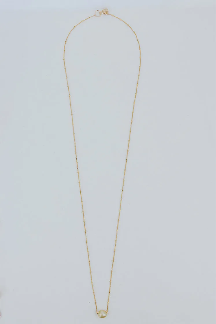 South Seas Pearl Slider Necklace